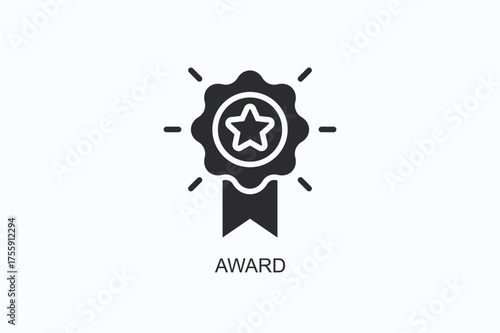 Award Icon Or Logo Isolated Vector Illustration