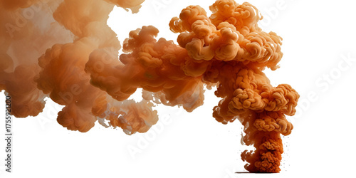 bright orange paint color powder festival background.	
