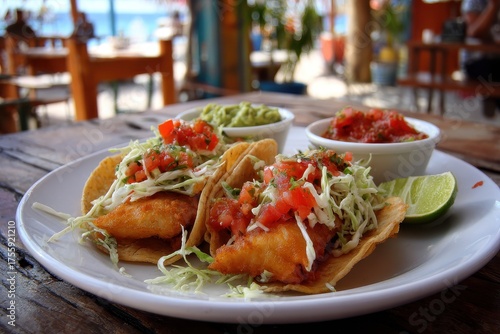 Baja Restaurant: Fish Tacos by the Pacific Ocean in Bucerias, Mexico