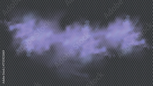 Fog or smoke, realistic white cloud, smoke from fire, smoke from work, steam, vector png.