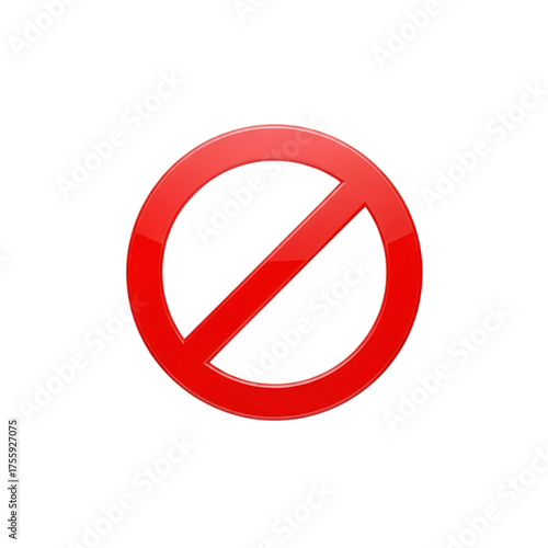 Red prohibition symbol with diagonal line isolated on a transparent background stop Free Download Red prohibition symbol with diagonal line isolated on a transparent background stop - GFXLoad