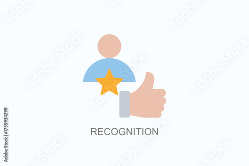 Recognition Icon Or Logo Isolated Vector Illustration