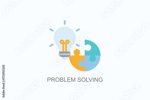 Problem Solving Icon Or Logo Isolated Vector Illustration
