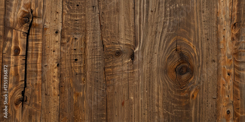 Old brown wooden plank texture background. Light texture of wooden board.	