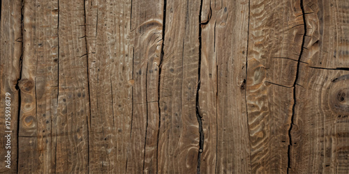 Old brown wooden plank texture background. Light texture of wooden board.	