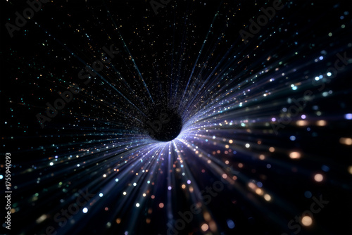 Exploring the depths of a cosmic black hole in vivid detail