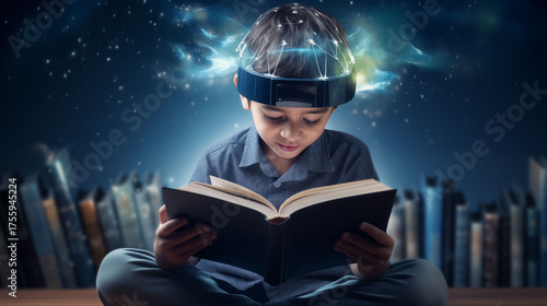 virtual reality learning, education, innovative, sensory, development --chaos 15 --ar 16:9 --v 5.2 Job ID: ef591c6e-8db5-4aa1-96da-7e7a2f707759