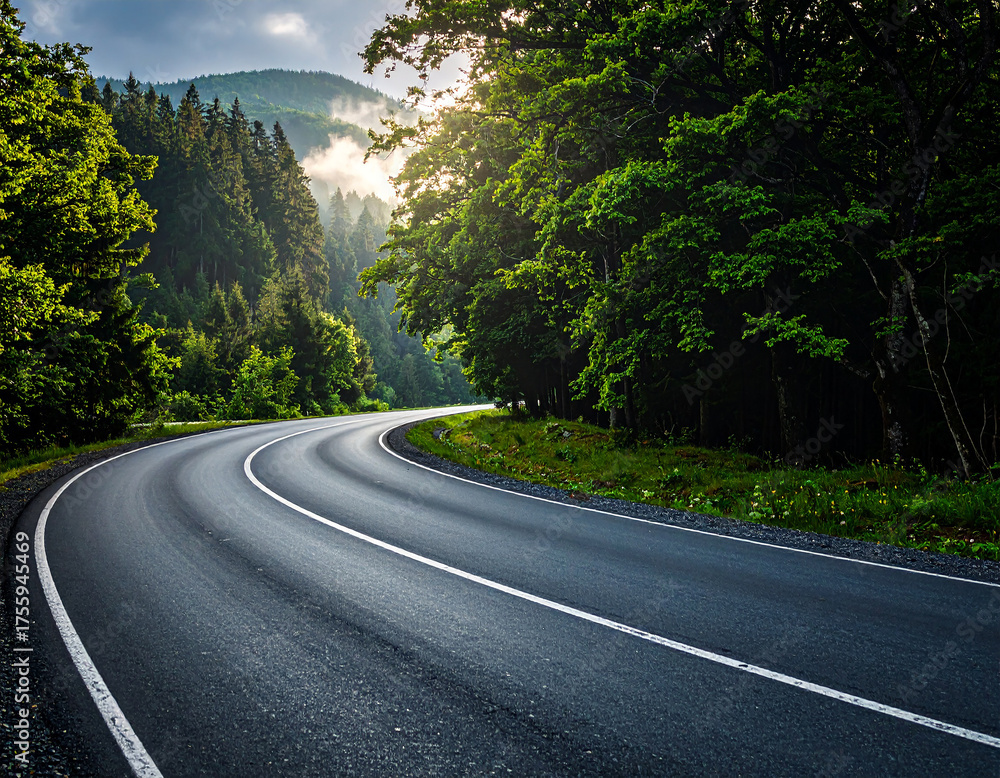 Fototapeta premium road in the mountains
