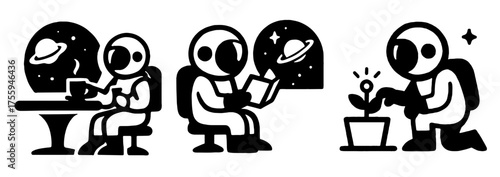 コズミックライフ – 宇宙飛行士の静かな日常、Cosmic Life – Peaceful Moments in Space