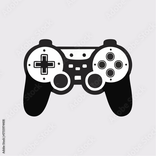 Video game controller / gamepad flat icon for apps and websites