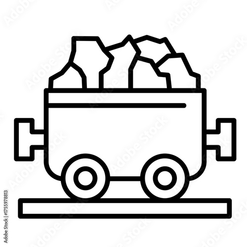 Mining   Icon Element For Design
