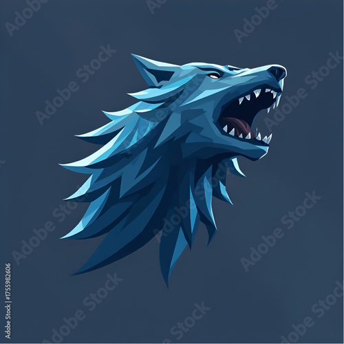 wolf head mascot