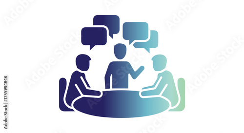 Teamwork Meeting Icon