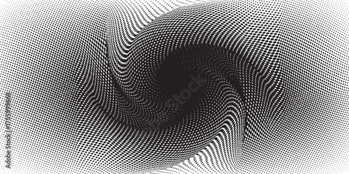 Halftone faded gradient texture. Grunge halftone grit background. White and black sand noise wallpaper. Retro pixilated vector backdrop