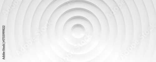 White circles with shadows. abstract pattern for web or print template white background, brochure cover or app. Material style. Geometric 3D illustration