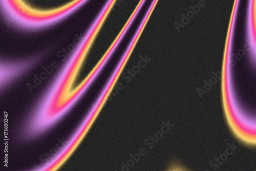 Vibrant gradient wallpaper for trendy web banners featuring abstract neon swirls and modern design elements