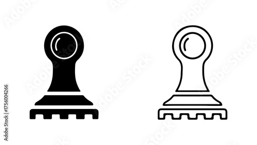 Chess pawn icons with transparent background