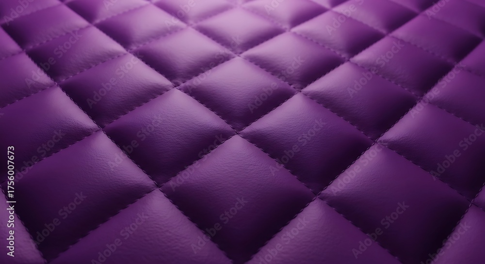 Obraz premium Purple Quilted Fabric - A Luxurious and Textured Background.