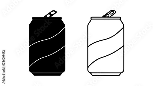Aluminum cans with pull tabs with transparent background