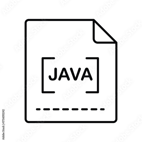 Javascript icon with white background vector stock illustration