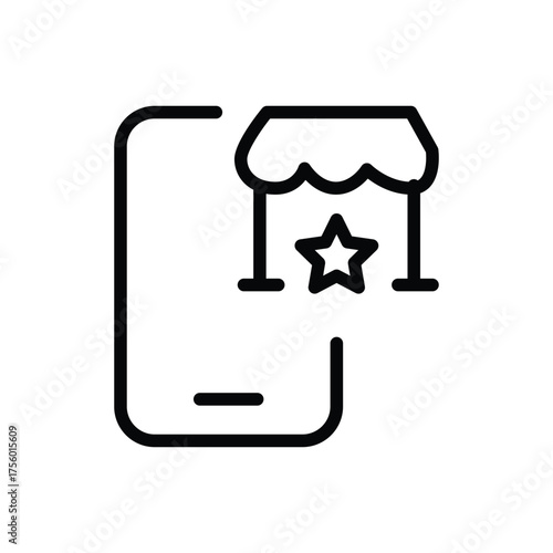 Online shopping application icon design