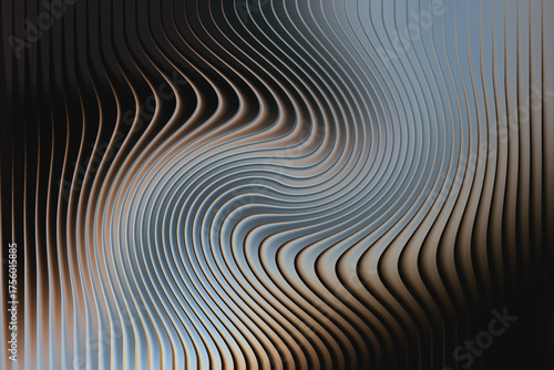 Swirling metallic texture with light and shadow effects