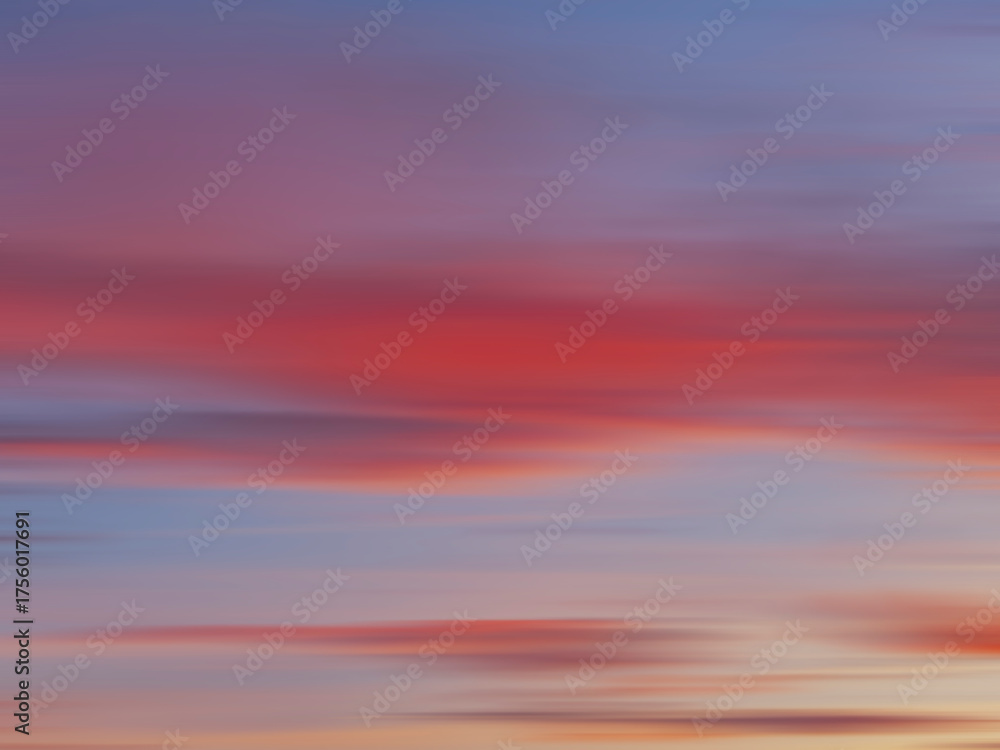 Fototapeta premium colorful sunset clouds, summer time