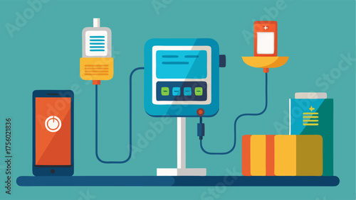 A charging station for students electronic devices