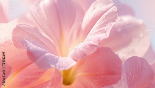 Wallpaper Mural Macro shots of blooming petunia blossoms Torontodigital.ca