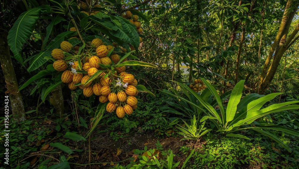 Fototapeta premium Newly picked Camu camu berries (Myrciaria dubia) from tropical riverbanks