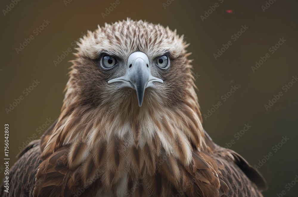 Fototapeta premium Close-up portrait of a majestic eagle in the wild