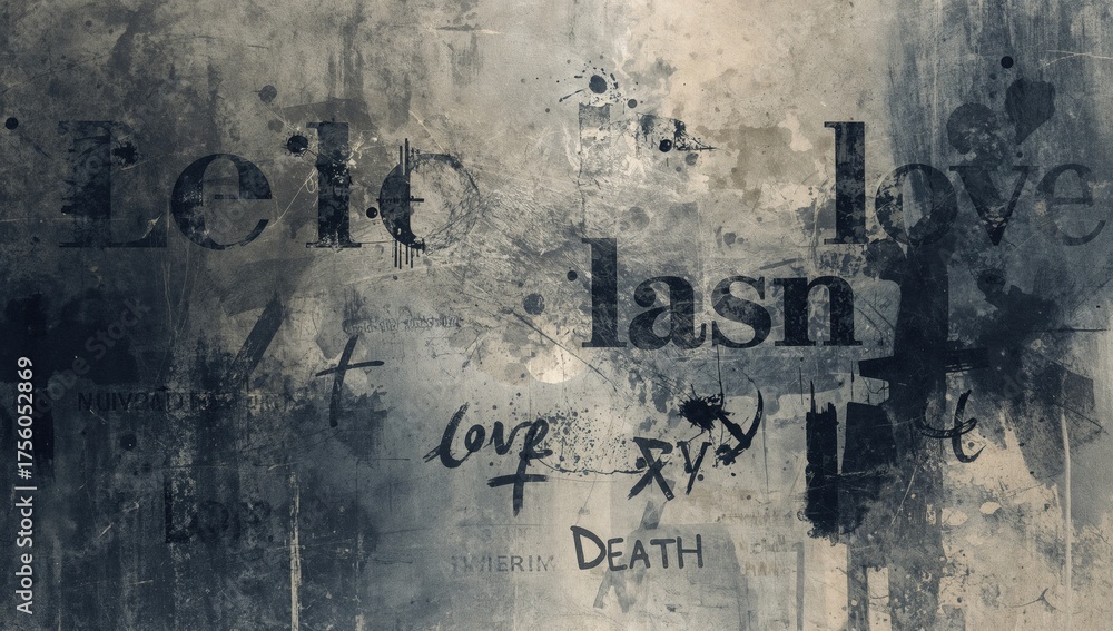 Obraz premium Abstract ash-colored paper background