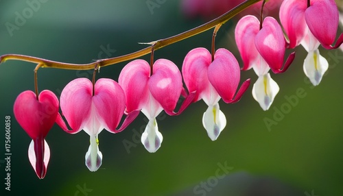 Bleeding Heart Flower Dicentra Spectabils Lyre Flower Love Hea