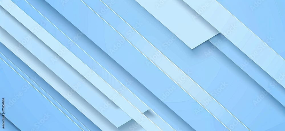 Fototapeta premium Light blue geometric pattern background. Graphic design element for presentations
