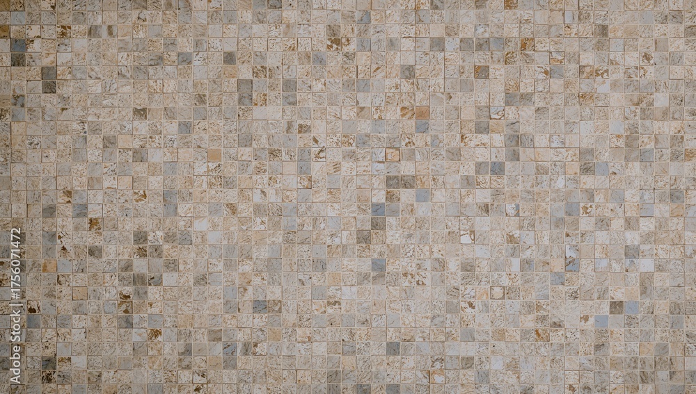 Fototapeta premium Natural stone mosaic tile backdrop