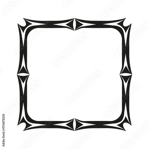 Rectangular decorative frame on a white background