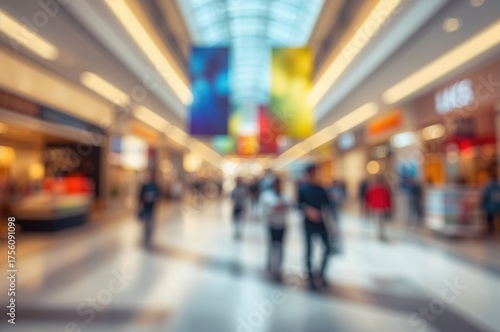 Wallpaper Mural Abstract Blurred Background Suitable for Article Illustration in a Shopping Center Torontodigital.ca