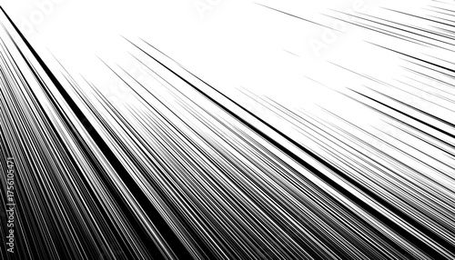 Black and white abstract smooth transition pattern with sharp shape for sporty and modern background. Vector Format Illustration 