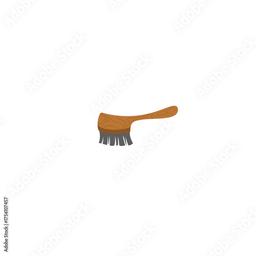 Shoe Brush Vektor Illustration 