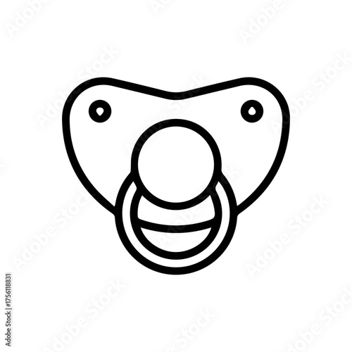 Baby Pacifier Outline