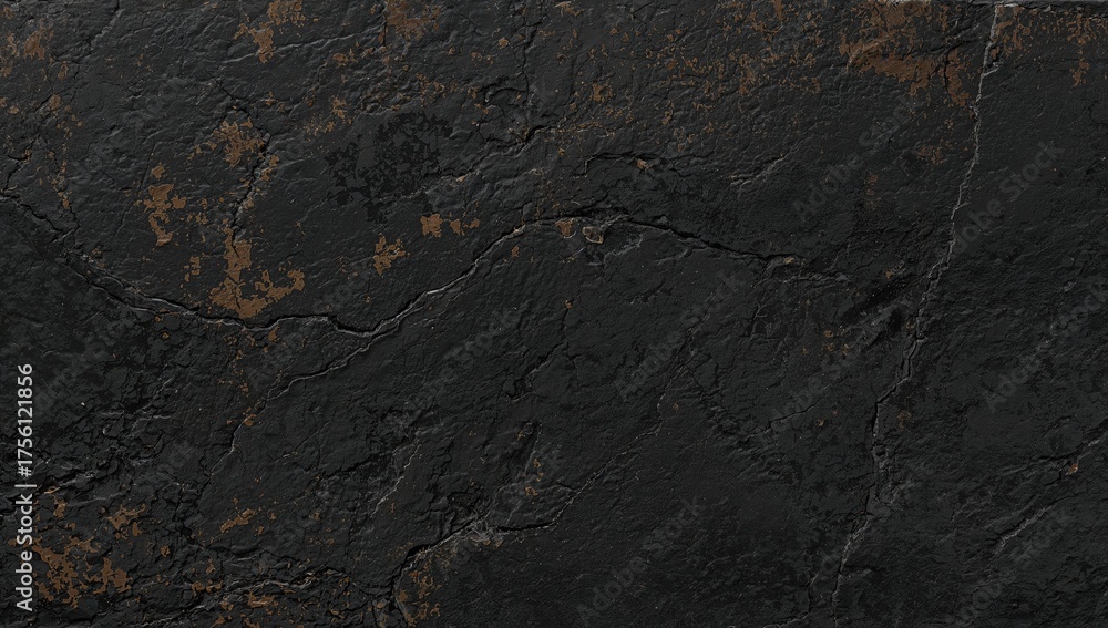 Fototapeta premium Dark slate surface texture and backdrop, aged retro style