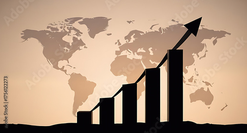 Global Economic Recovery and Growth Concept