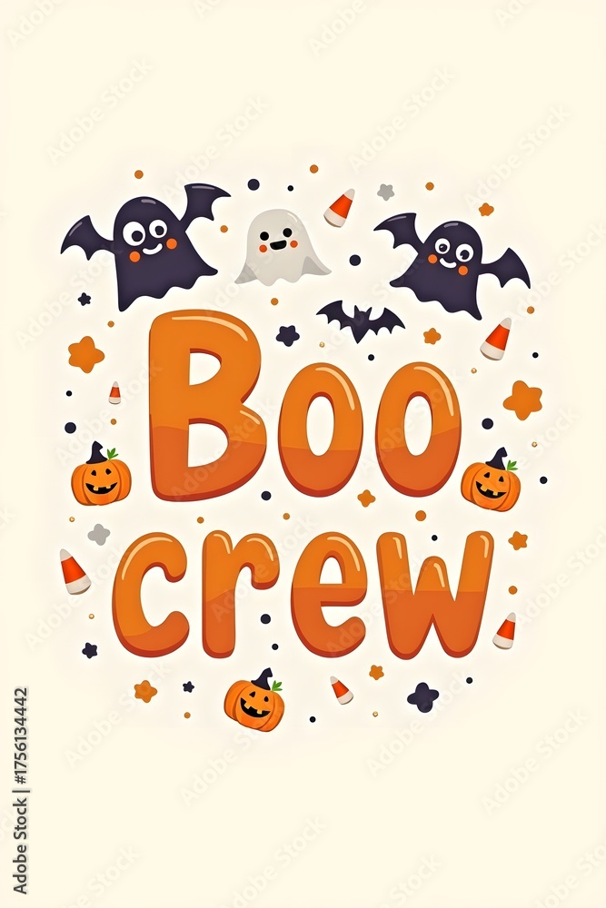 Fototapeta premium halloween party invitation-Bow Crew