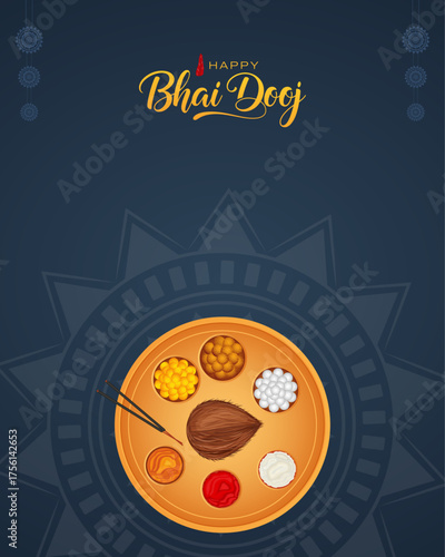 Bhai Dooj thali celebration