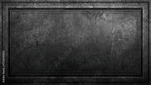Black metallic abrasion