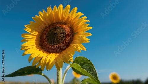 Detailed view of a vibrant ...