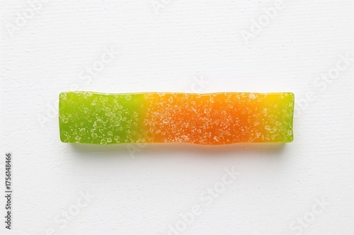 Strip of green and orange j...