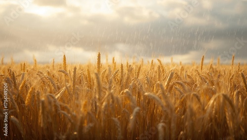 Overcast sky looming above ...