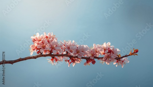 Blooming Plum Branch with R...