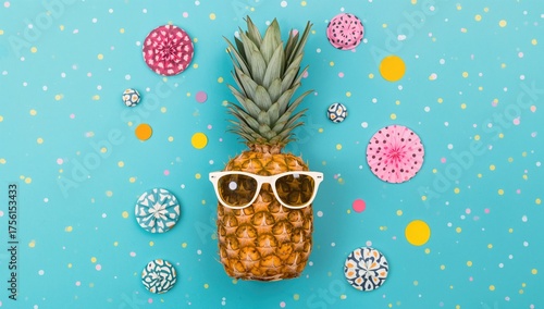 Trendy pineapple design aga...
